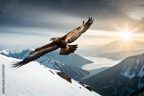 eagle in flight