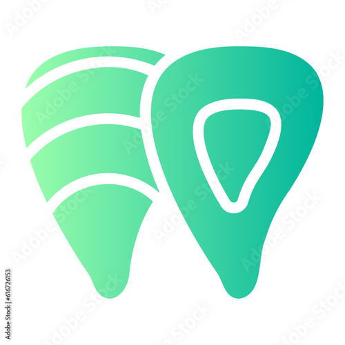 oyster gradient icon