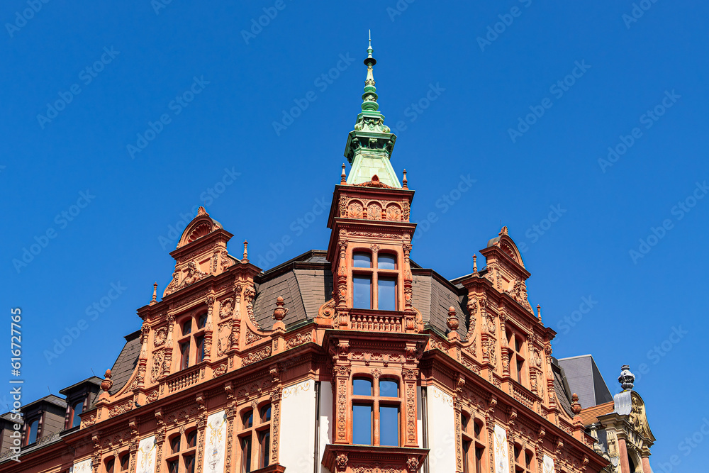 Historisches Gebäude in der Stadt Leipzig