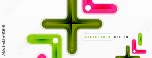 Cross line background minimal geometric template. Design for wallpaper, banner, background, landing page, wall art, invitation, prints, posters