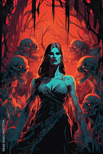 Malevolent Ancient Vampire: Fangs of Eternal Hunger , Horror Comics photo