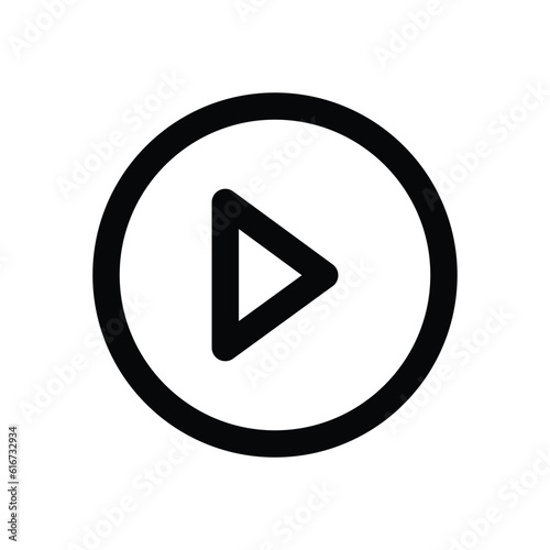 Play, linear style sign for mobile concept and web design. Symbol, logo illustration. Pixel perfect vector graphics Free Download Play, linear style sign for mobile concept and web design. Symbol, logo illustration. Pixel perfect vector graphics - GFXLoad