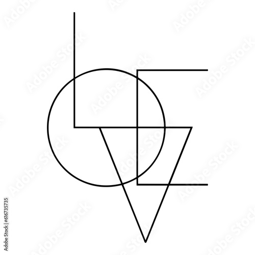 Outlined vector inscription "LOVE". Linear vector illustration on a transparent background. The emotion of love and happiness.