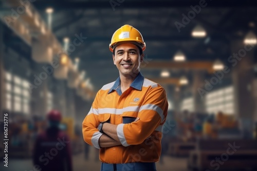 Wallpaper Mural quality engineer team construction specialist Wear safe clothes, smile, laugh, and be happy. Construction site background image. Torontodigital.ca