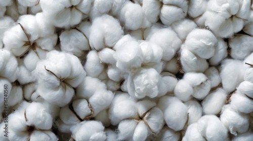 White cotton, Pure organic cotton for textile and fashion industry, Environmentally sustainable ESG 2050