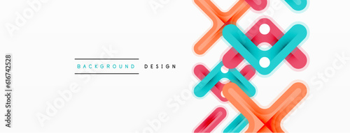 Minimal geometric background cross line. Design for wallpaper, banner, background, landing page, wall art, invitation, prints, posters