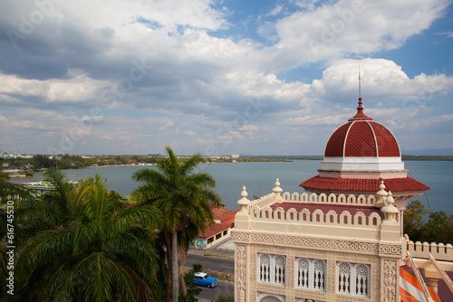 Palacio de Valle in Cienfuegos,Cuba.It is an architectural jewel located in the Punta Gorda, reminiscent of Spanish-Moorish art Gothic,Baroque... photo