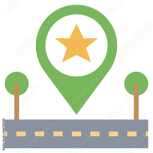 FAVORITE DESTINATION line icon,linear,outline,graphic,illustration
