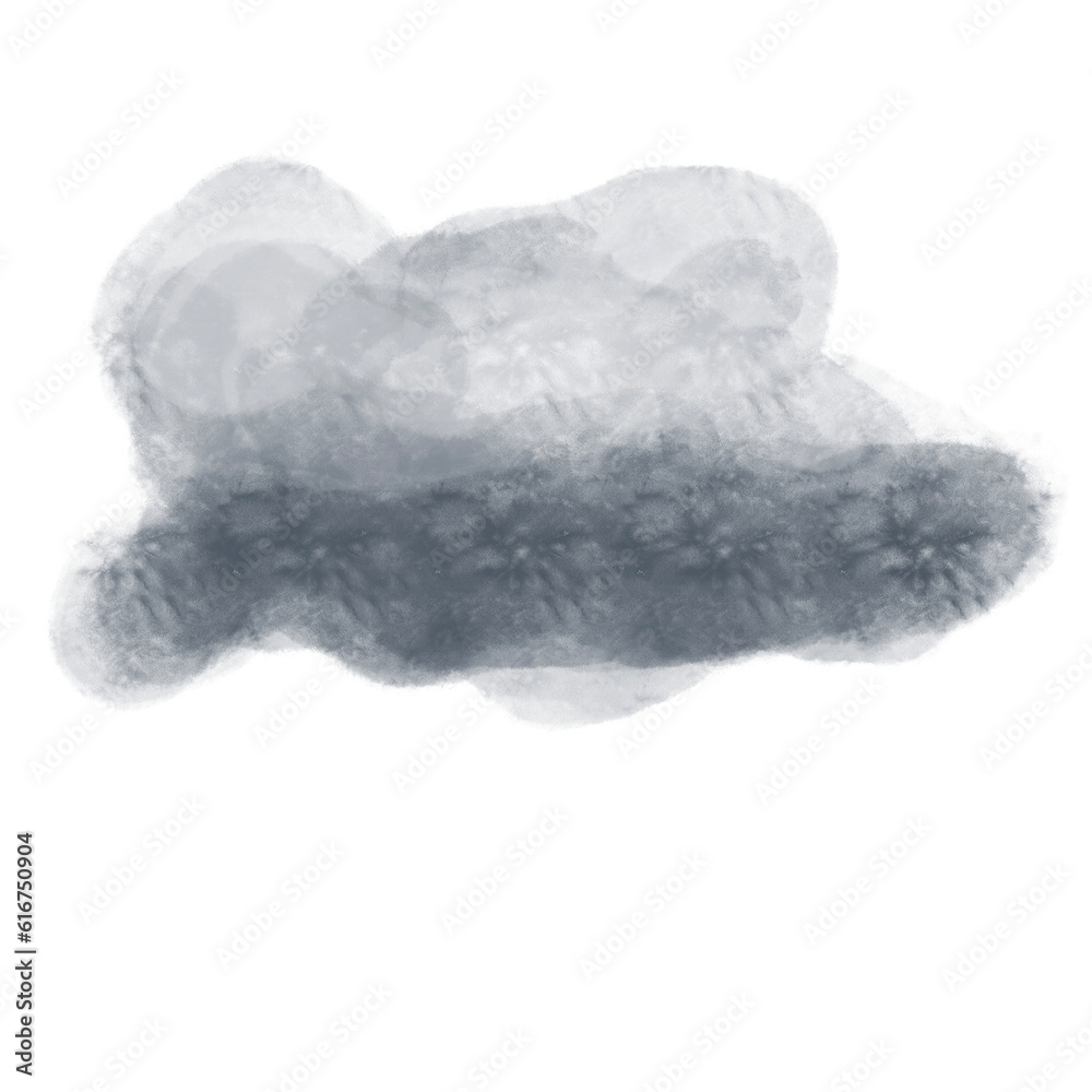 Cute Cloud painting on white background, It's weather different collection. Cute Cloud painting on white background, It's weather different collection.
