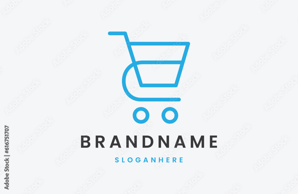 Letter c shop logo template vector illustration design Letter c shop logo template vector illustration design