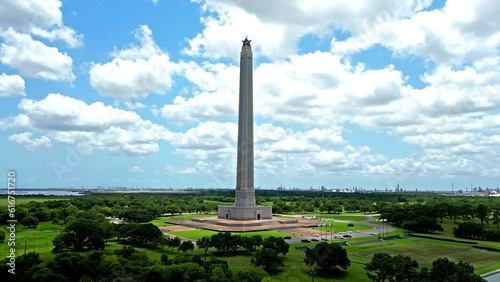 Wallpaper Mural Aerial view of San Jacinto Battleground State Historic Site Torontodigital.ca