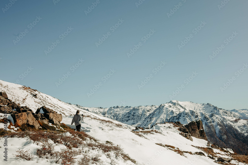 Mountains, snow and trekking