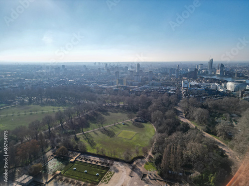 Battersea Park London Aerial View, Shot with a Dji Mini 3 Pro.  © Drone Works