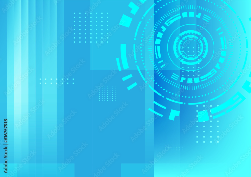 Automation technology background. Abstract digital engineering media vector graphic