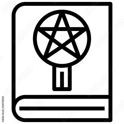 spellbook line icon,linear,outline,graphic,illustration