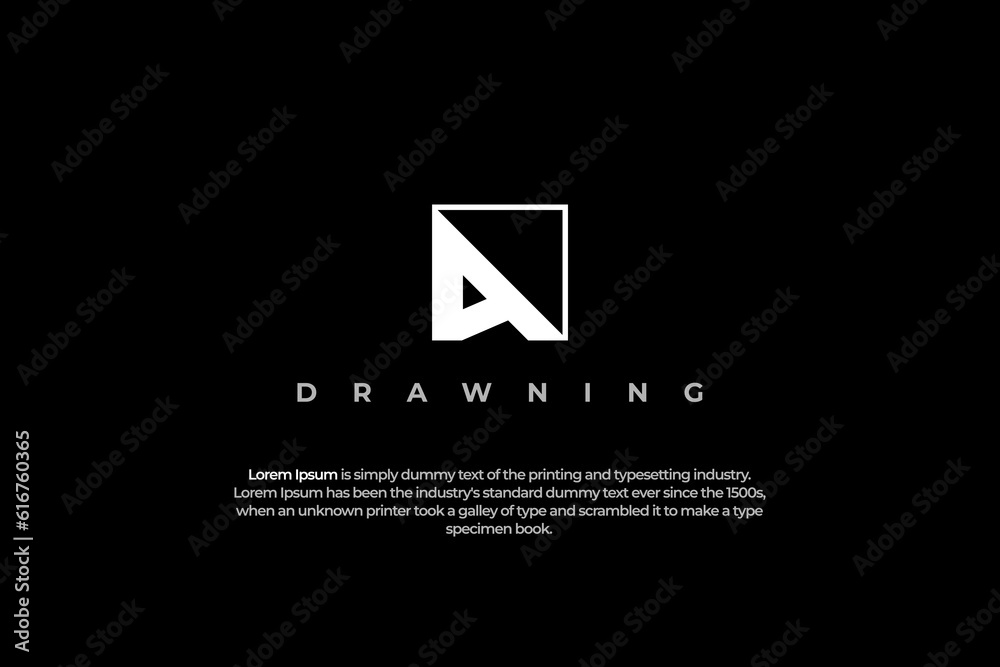 letter a drowning logo monogram letter a drowning logo monogram