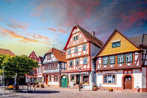 Markt, Seligenstadt, Hessen, Deutschland 
