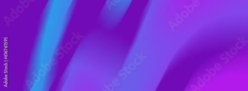 Soft blue and purple gradient background. Various blurred lines. Long banner. Template for your business project and advertising of cosmetic products. Copy space