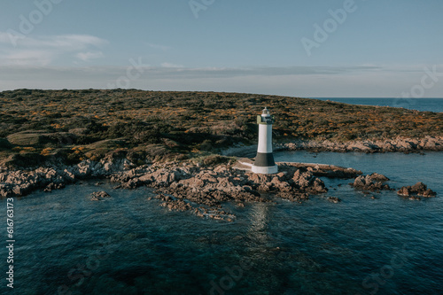 Wunderschöner Leuchtturm am Capo Ferro. Faro di Capo Ferro auf Sardegna. Inselvibes 4 photo