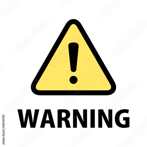 WARNING：注意喚起の警告マーク