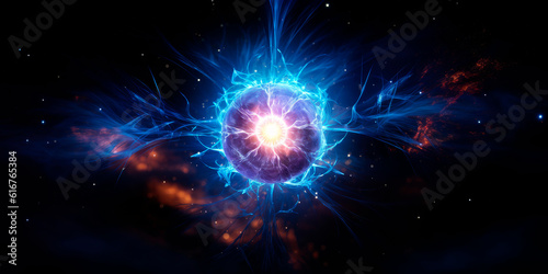 magnetar, its intense magnetic field creating bright X-ray emissions
