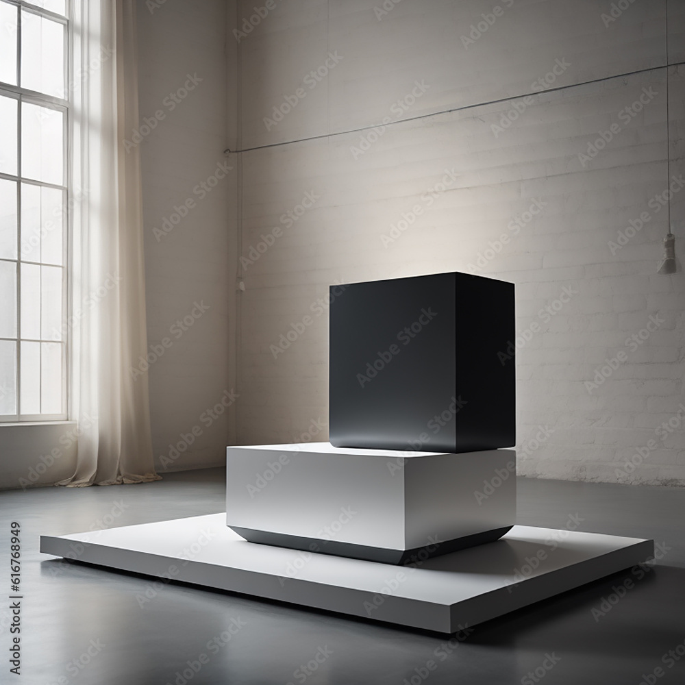 Modern Podium for product presentation, Conjuring an Aura of Boundless Creativity Modern Podium for product presentation, Conjuring an Aura of Boundless Creativity