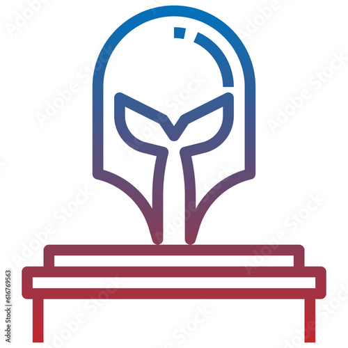 museum line icon,linear,outline,graphic,illustration