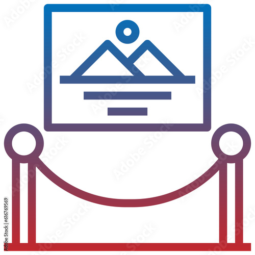 museum line icon,linear,outline,graphic,illustration