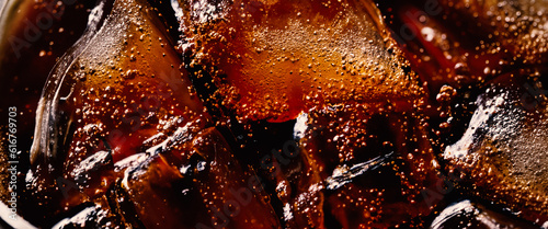 Bild auf Leinwand Cola with Ice