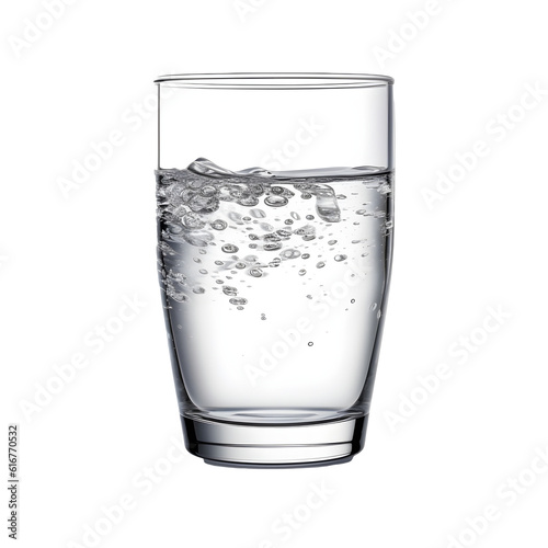 glass of water isolated transparent background