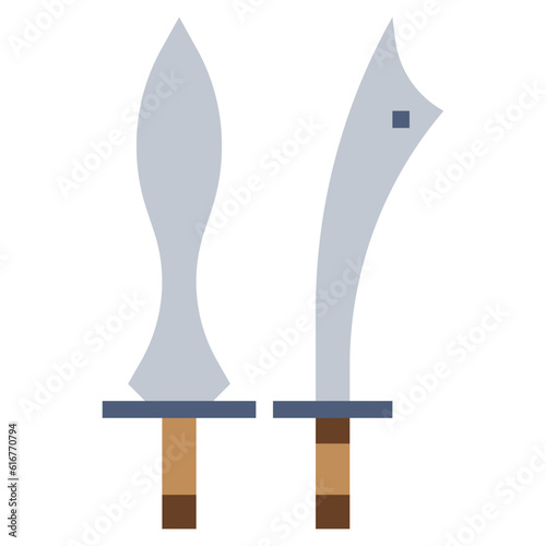 dagger line icon,linear,outline,graphic,illustration