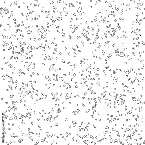 sand, soil pattern graphics elements drawing for architecture and landscape design. cad pattern