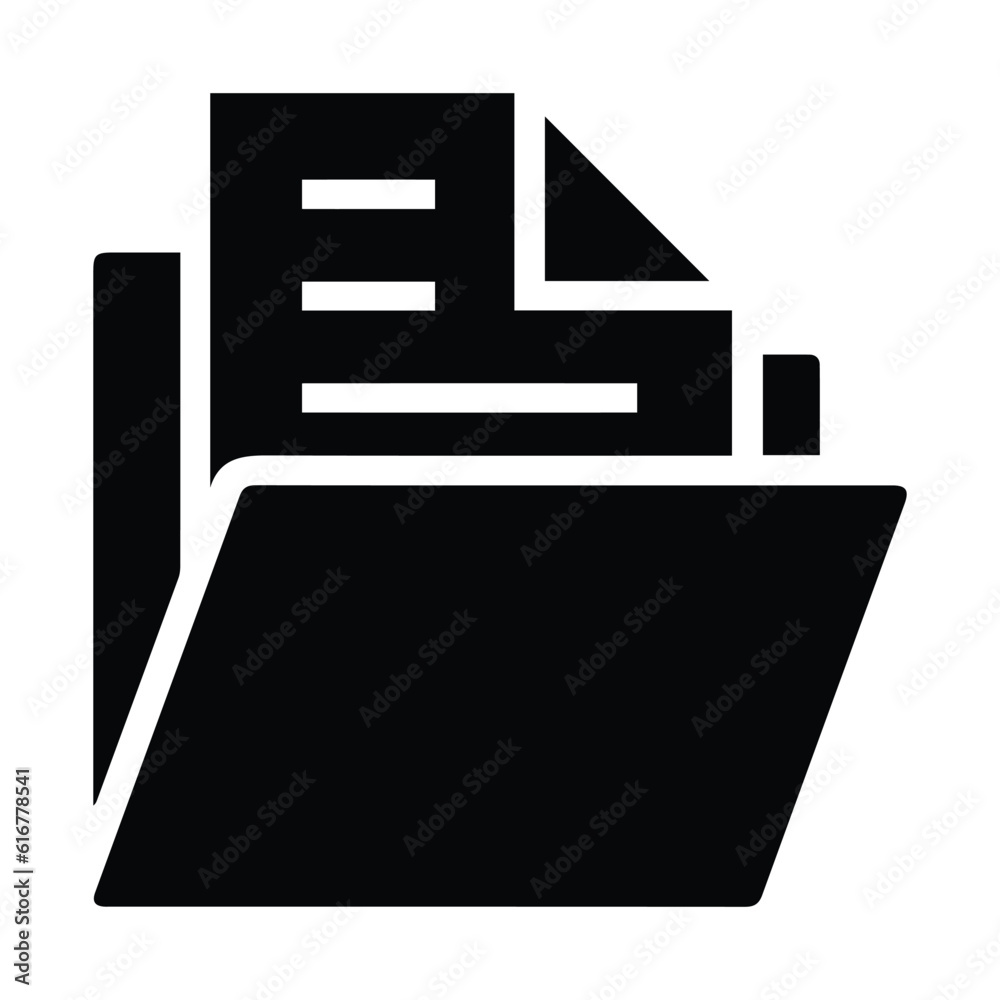 Data folder, file folder, data storage icon Data folder, file folder, data storage icon
