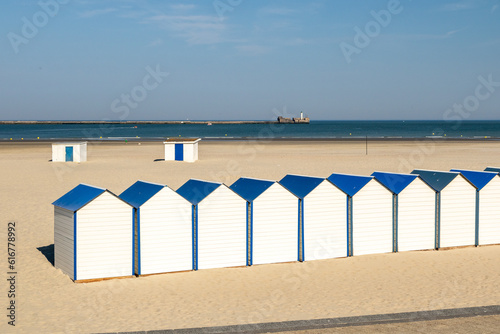 Les cabines de la plage de Boulogne-sur-Mer
