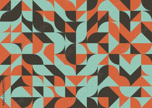 Abstract Geometric Pattern generative computational art illustration