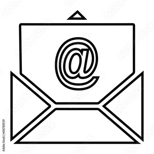 File folder, letterhead, headed paper icon