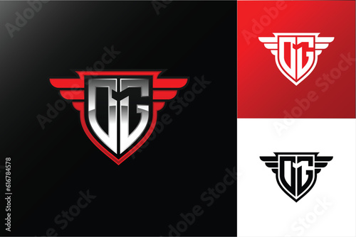 omg shield logo design