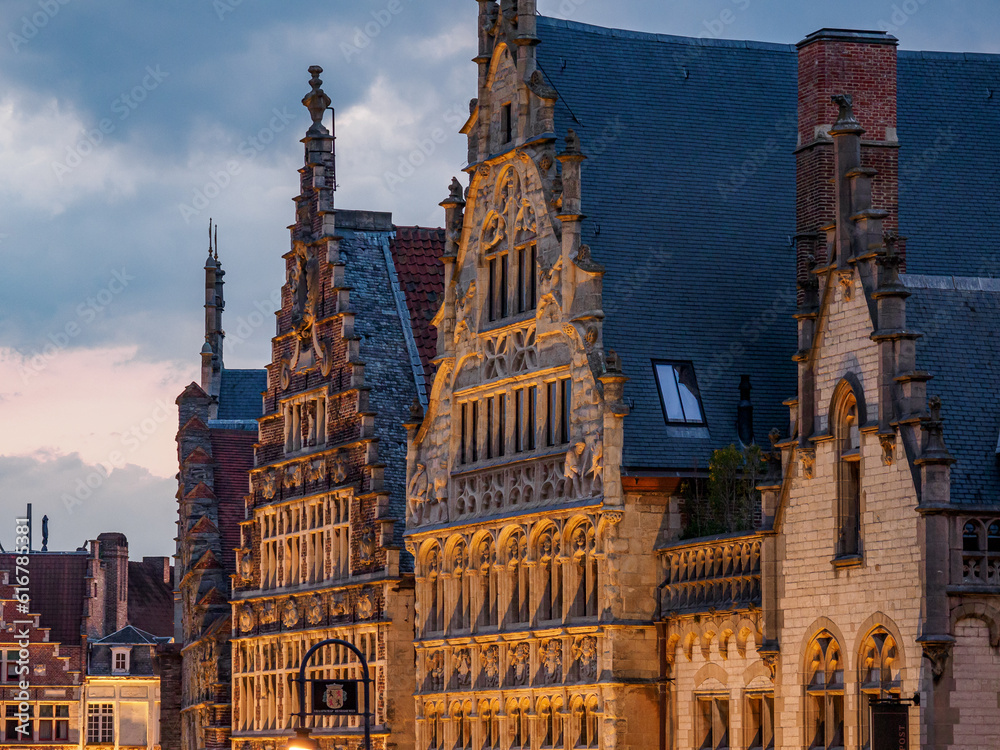 Gent in Belgien bei NAcht