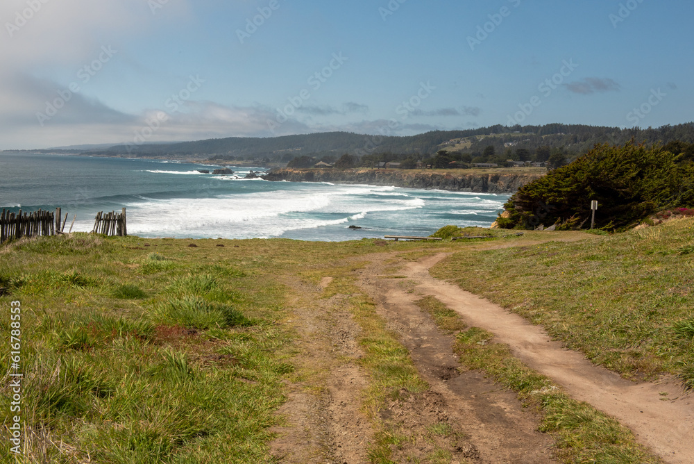 A pathway to the beach in Sea Ranch
