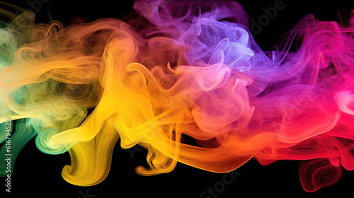 colored smoke inspired by wallpaper artworks, ai generated image © Sternfahrer