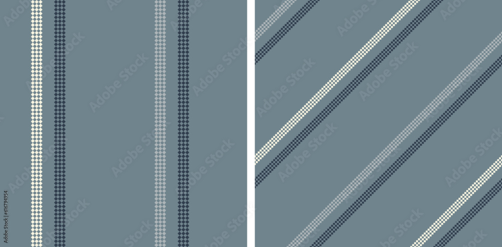 Set seamless stripe pattern. Set seamless stripe pattern.