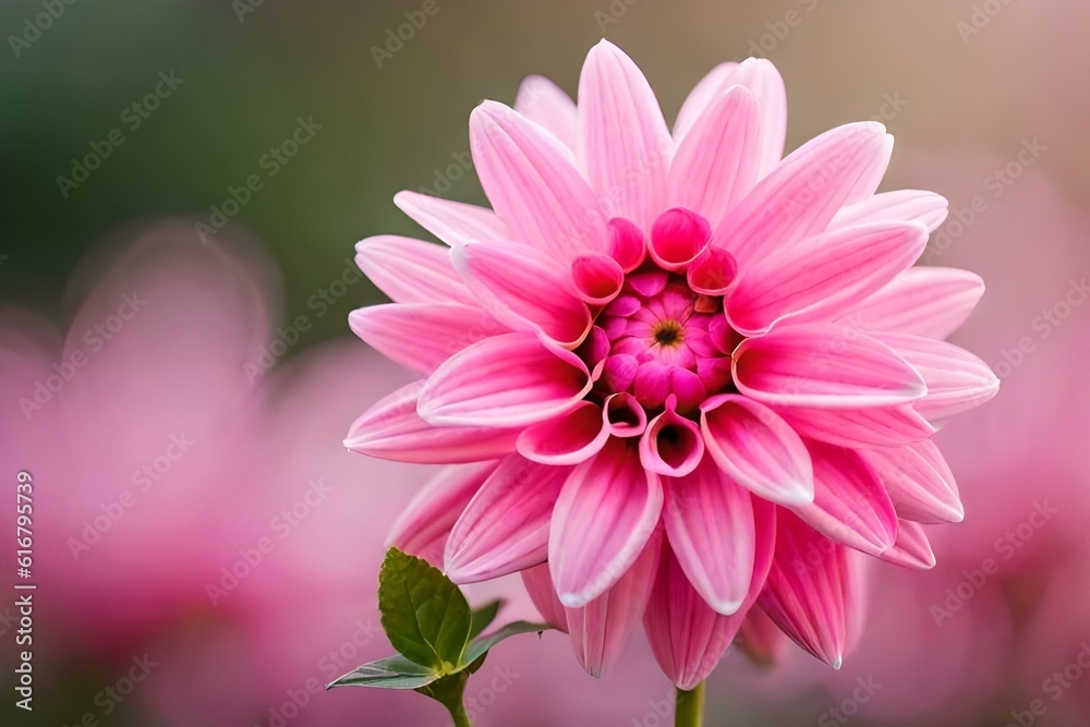pink and white dahlia generative in ai technology pink and white dahlia generative in ai technology
