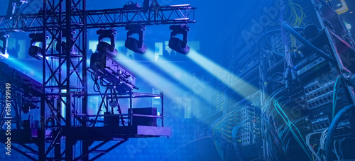 Принти на полотні Concert equipment
