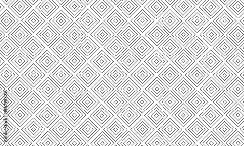 Retro style geometric background in black and white