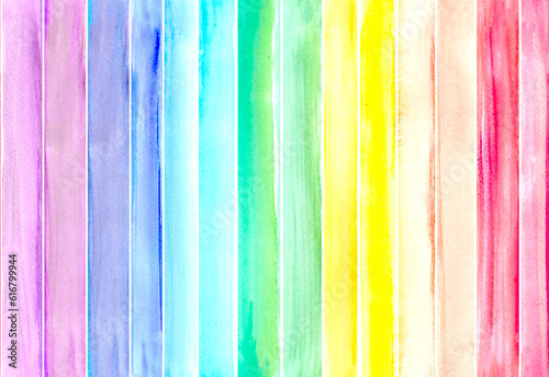 seamless hand drawn watercolor stripes pattern. rainbow colors used wallpaper wrapping sheet hand drawn watercolor stripes pattern. colorful. summer stripes unique stripes © Wonderla