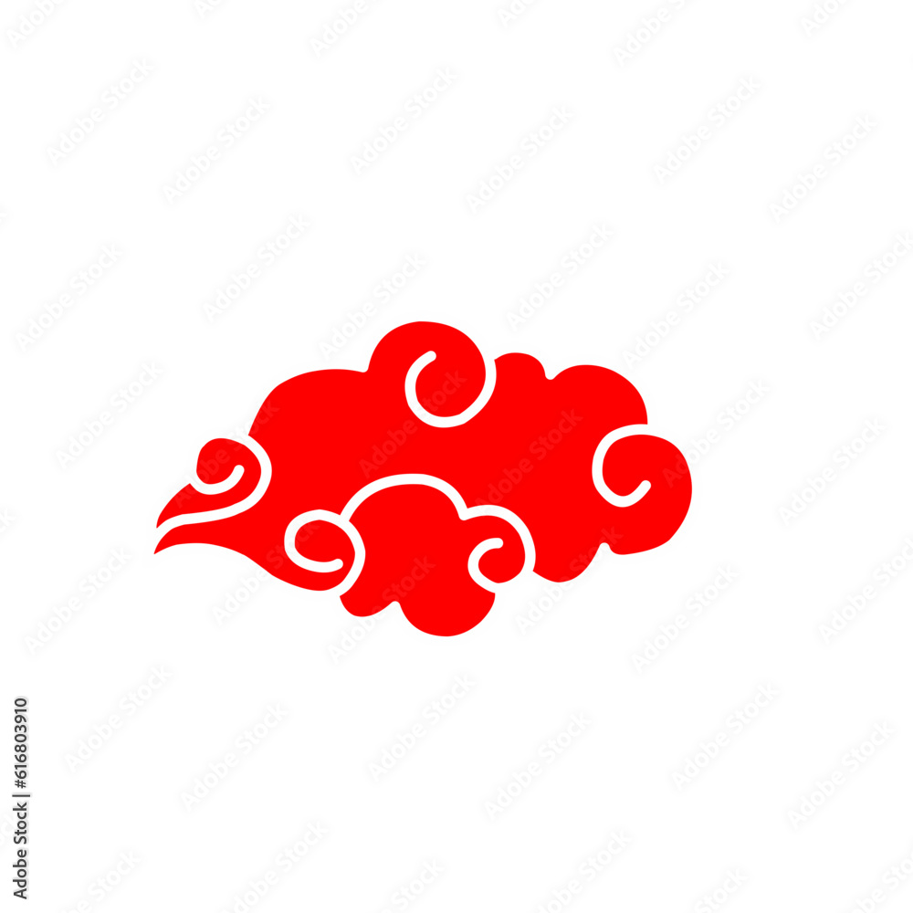 Red chinese cloud Red chinese cloud