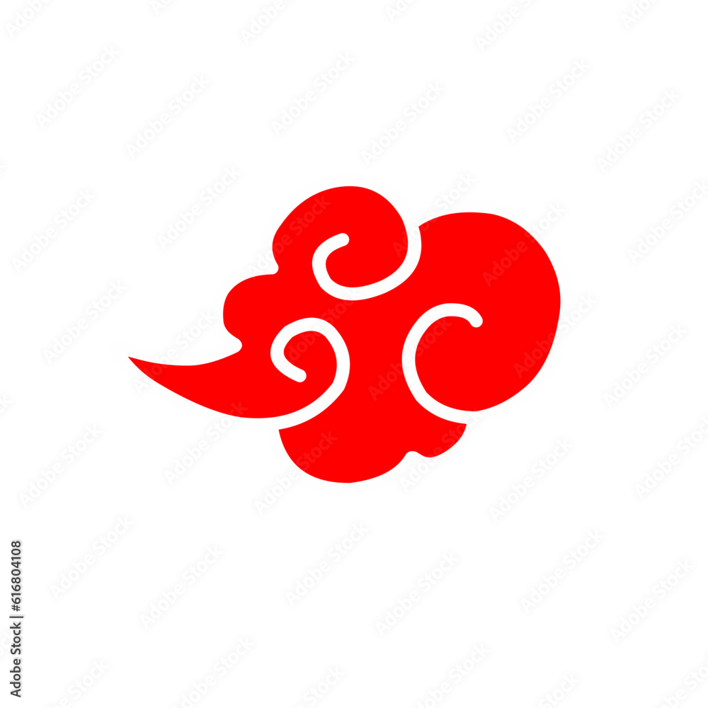 Red chinese cloud Red chinese cloud