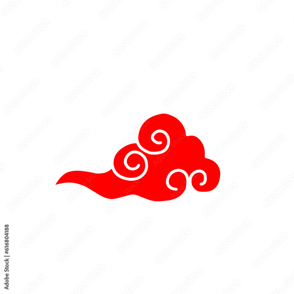 Red chinese cloud Red chinese cloud