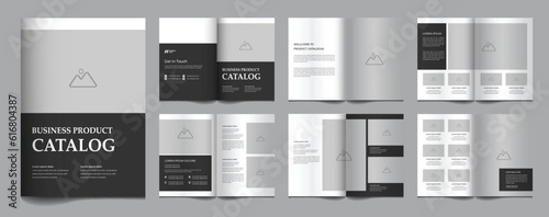 Company product and multipurpose product catalogue template design