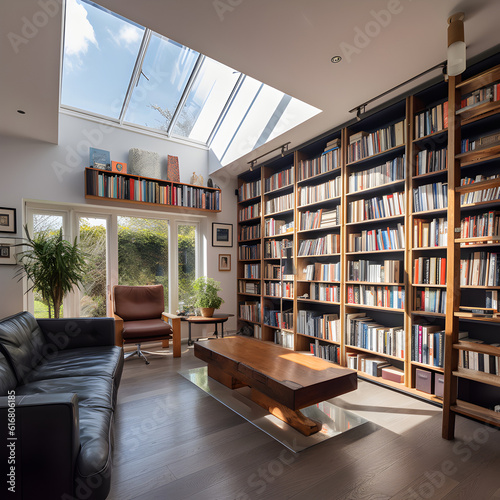 interior of a library